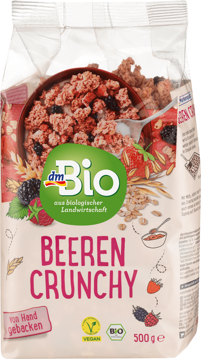 Müsli Crunchy, Beeren, 500 g