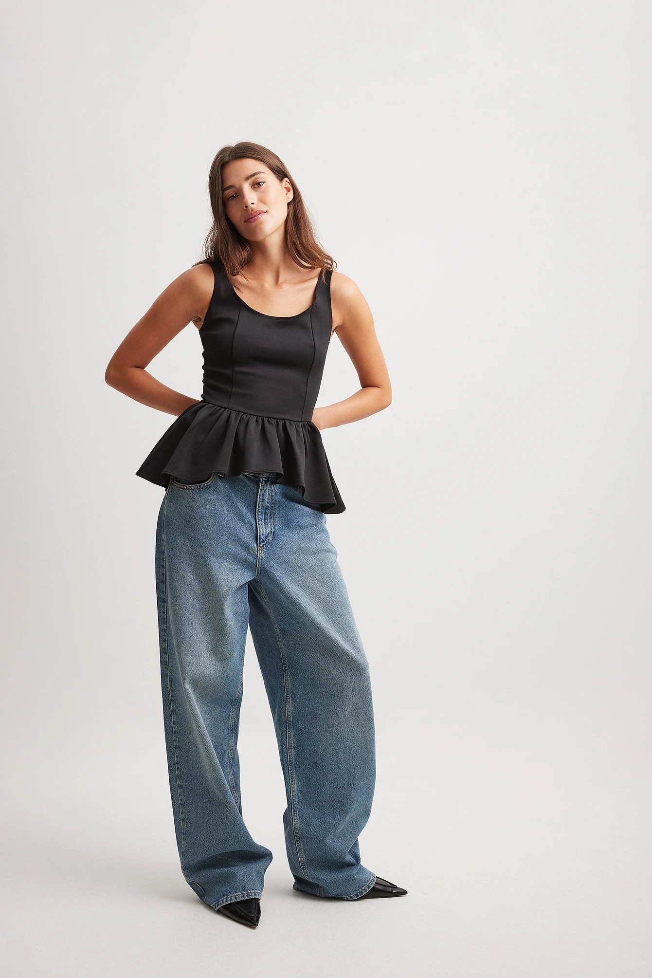 Peplum Jersey-Top