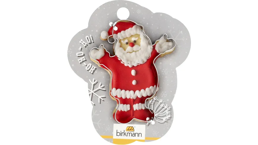 RBV BIRKMANN Ausstechform Santa Claus 8,5cm