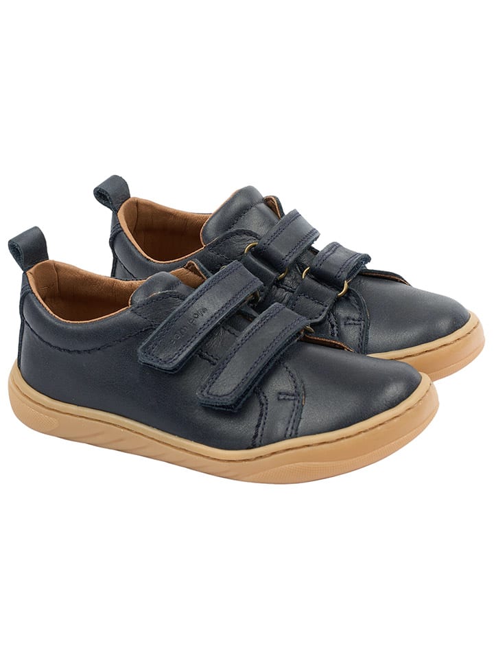 POM POM Leder-Barfußschuhe in Dunkelblau günstig kaufen