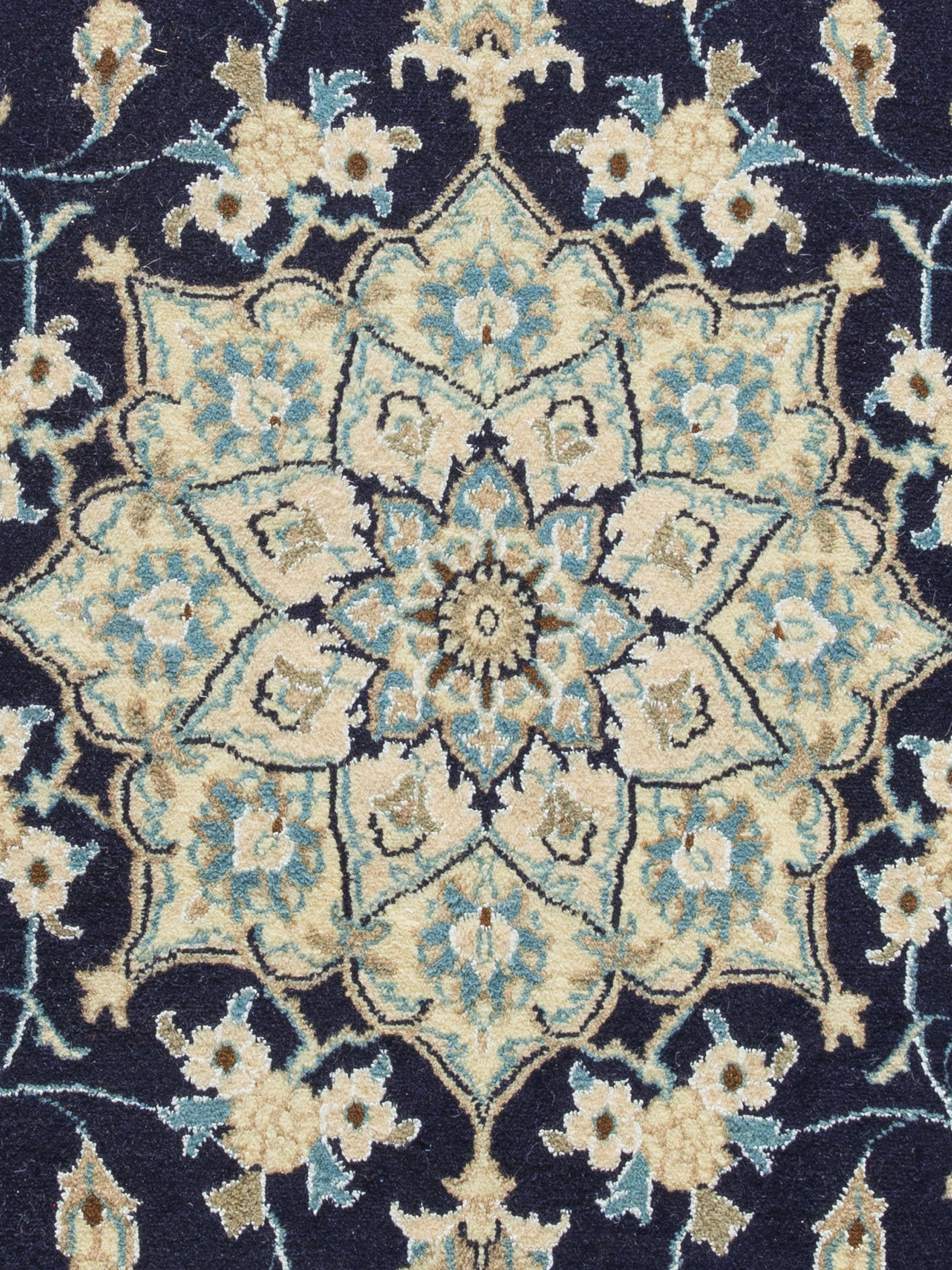 Kaschmar Nain 12 Lah ca. 165 x 235 cm, Unikat / Einzelstück