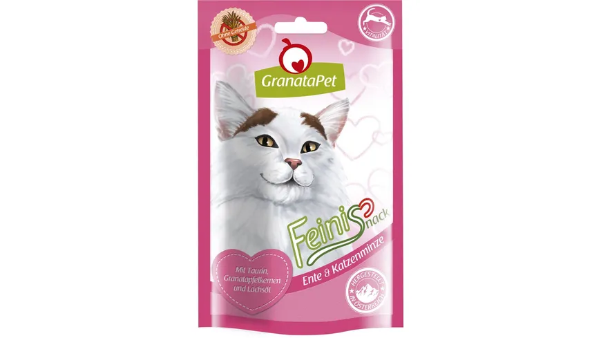 GranataPet Katzensnacks Ente & Katzenminze 50 g