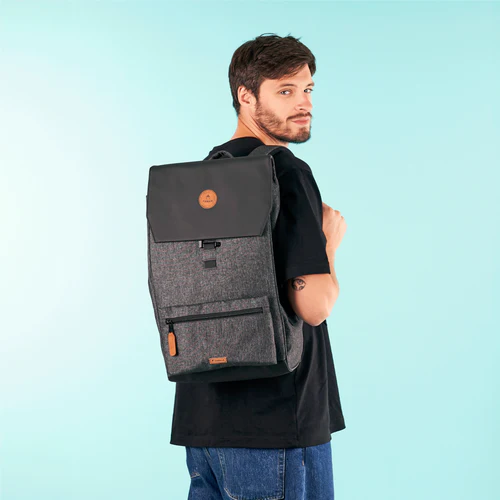 City Nikosi black backpack