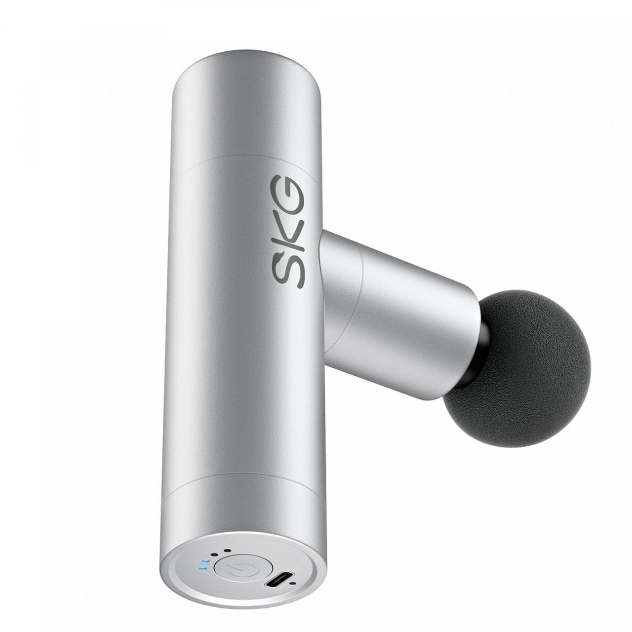 SKG F7-E Massagepistole für den ganzen Körper 1800 mAh in Grau mit USB-C Kabel