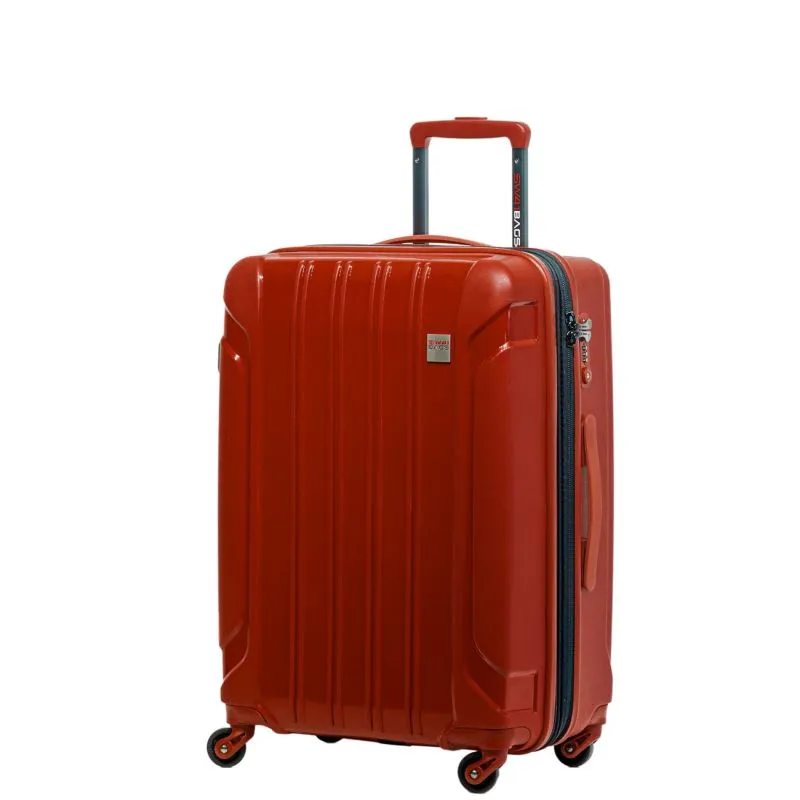 Swiss Bags Tourist Trolley M (65 cm) Erweiterbar - Red Wine