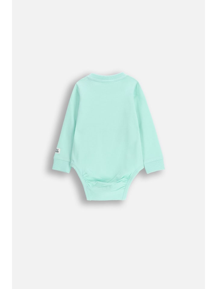 Coccodrillo Langarm-Body in in Minzfarbe günstig kaufen