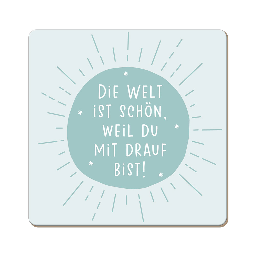Grafik WerkstattKorkuntersetzer 9,5x9,5cm
