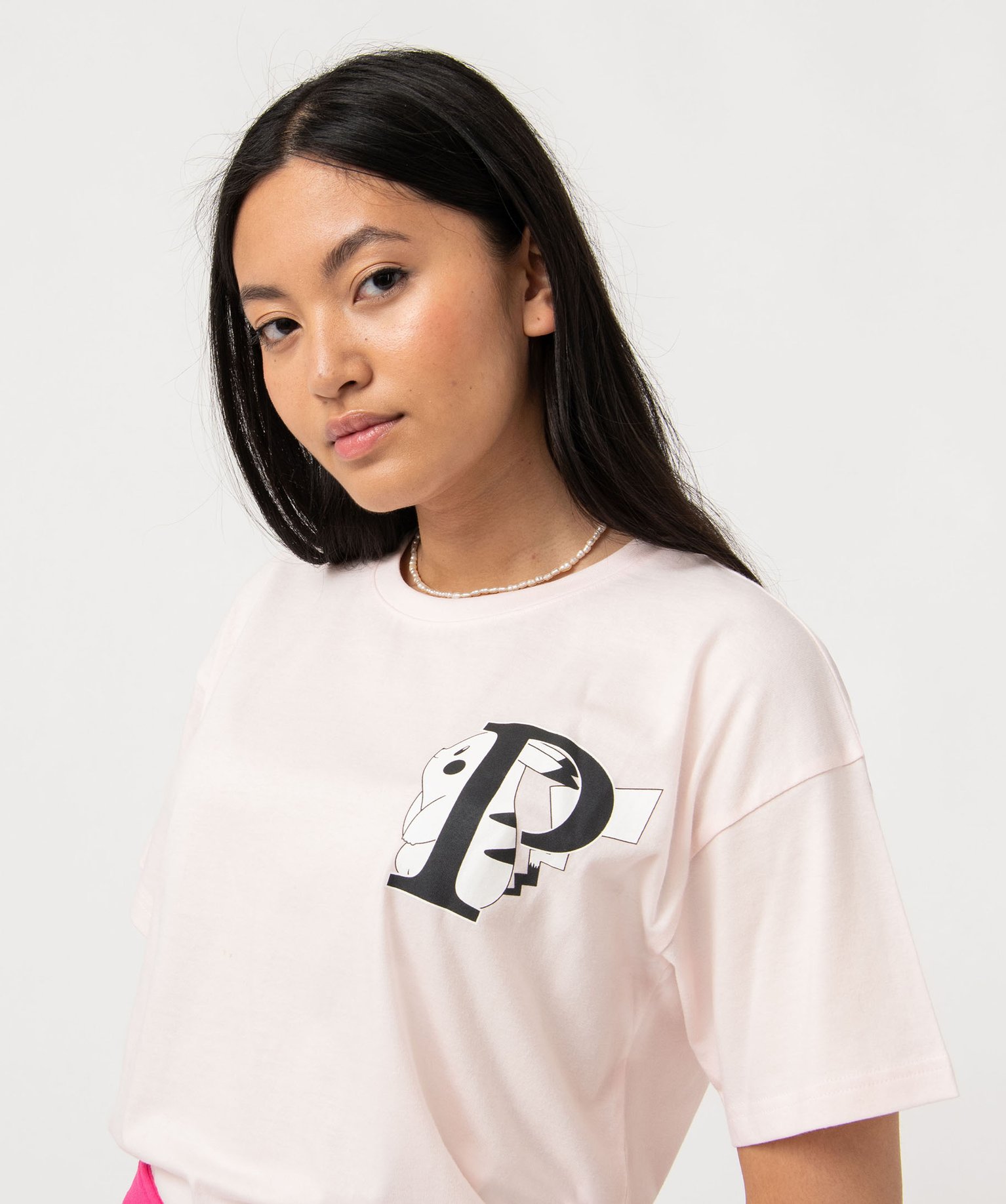 Tee-shirt à manches courtes motif Pikachu femme - Pokemon rose | GEMO