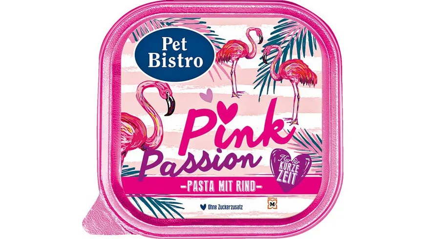 Pet Bistro Katzennassfutter - Pink Passion Pasta mit Rind 100 g