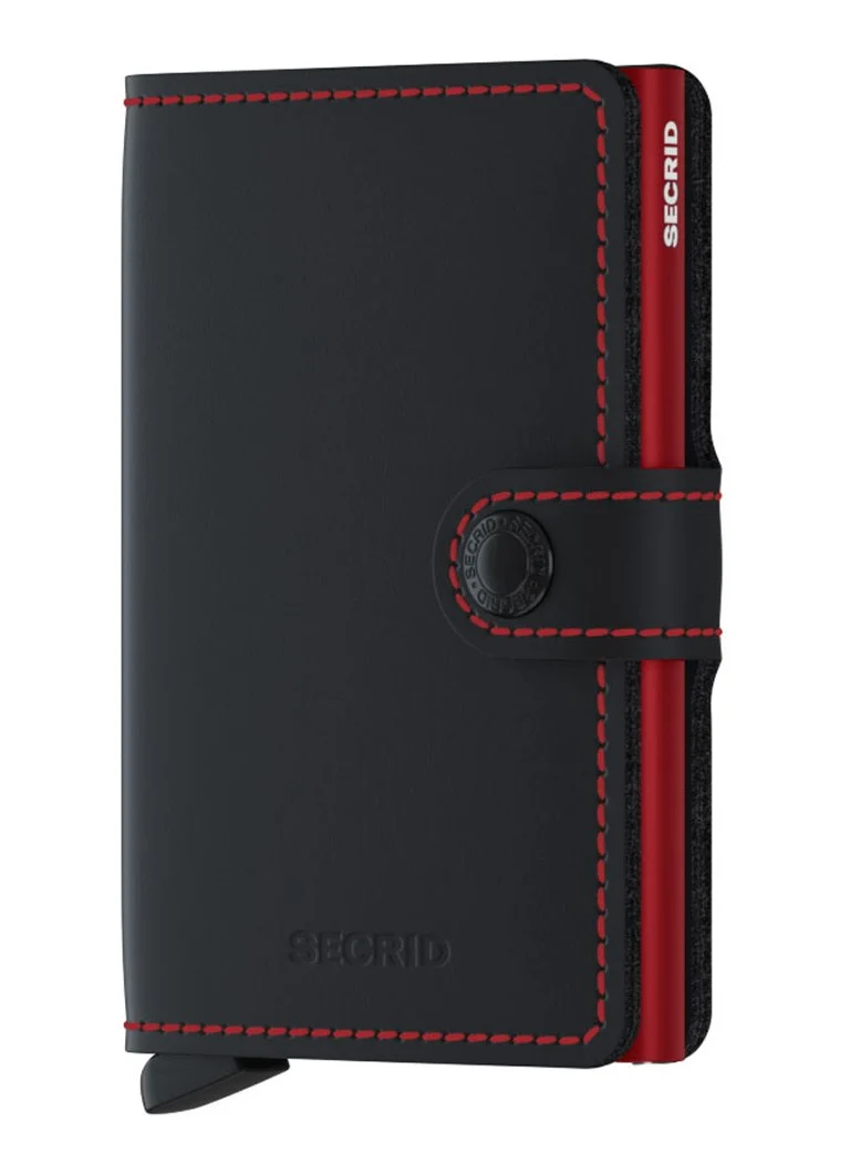 Portafoglio mini Secrid in pelle con porta carte di credito.