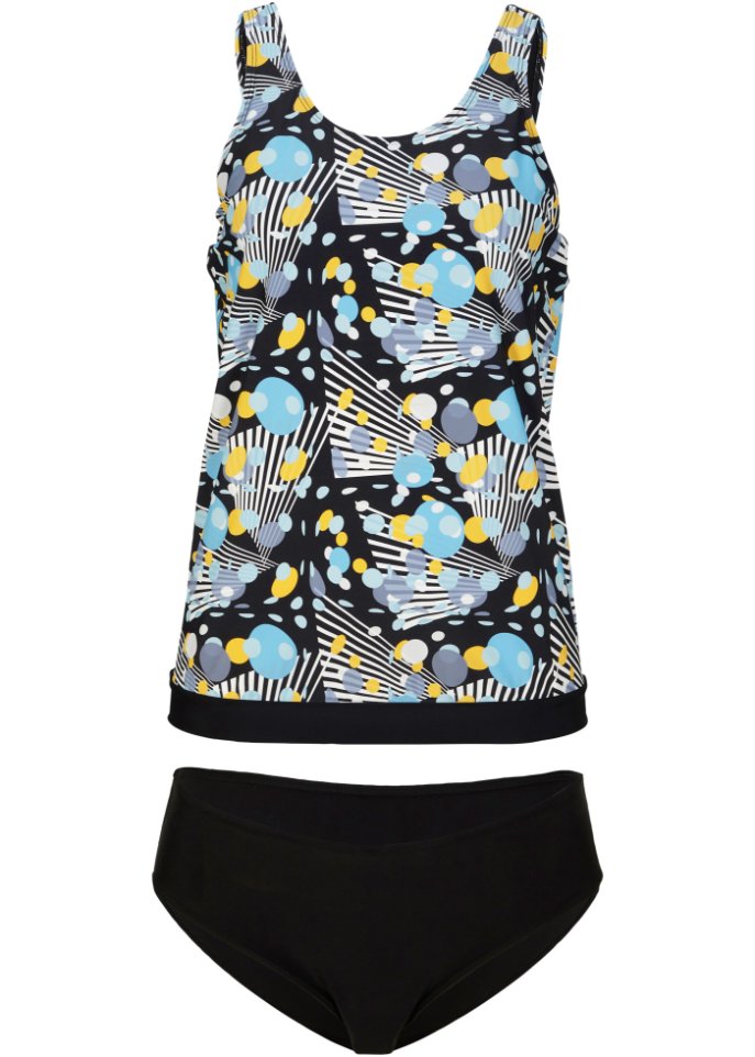 Oversize Tankini Langgröße (2-tlg.Set) aus recyceltem Polyamid