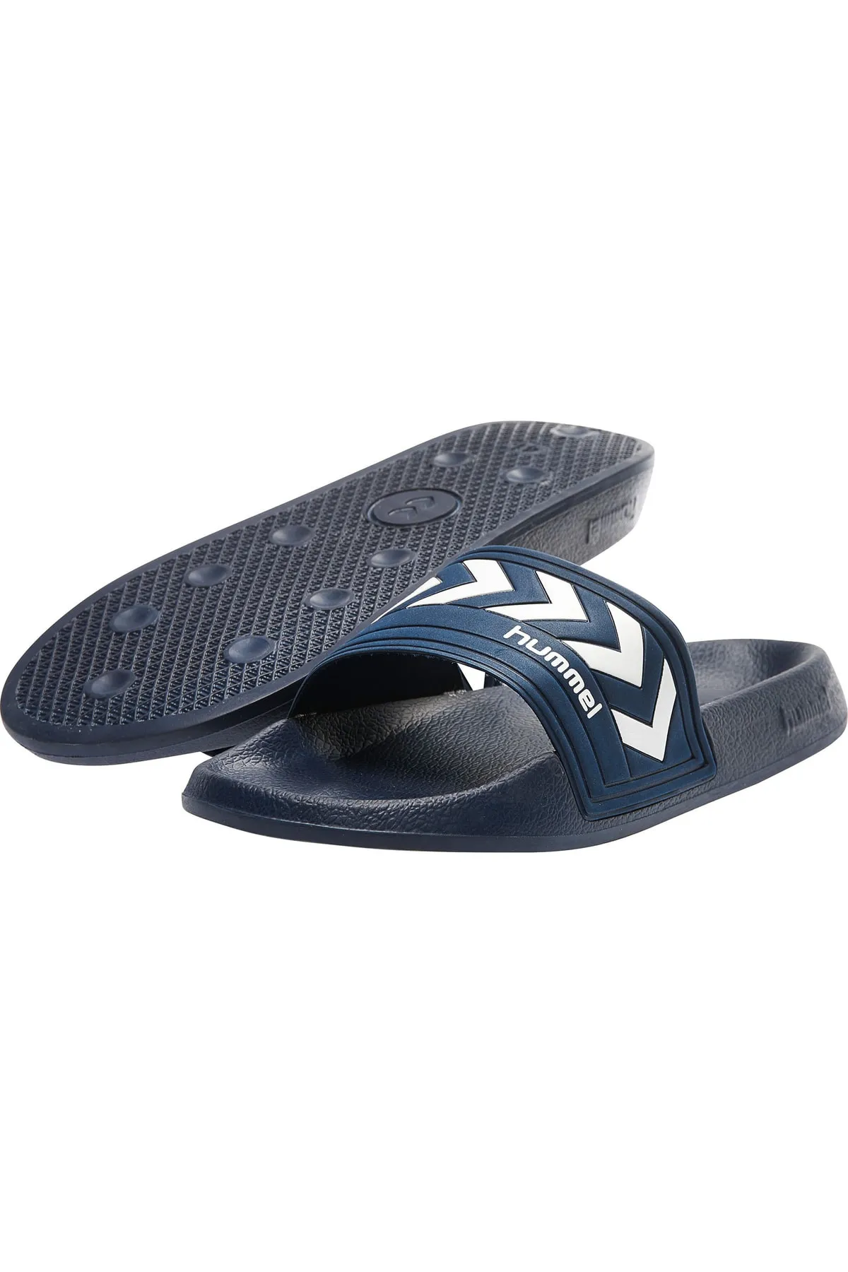 hummel  Pantolette - Blau - Flacher Absatz
