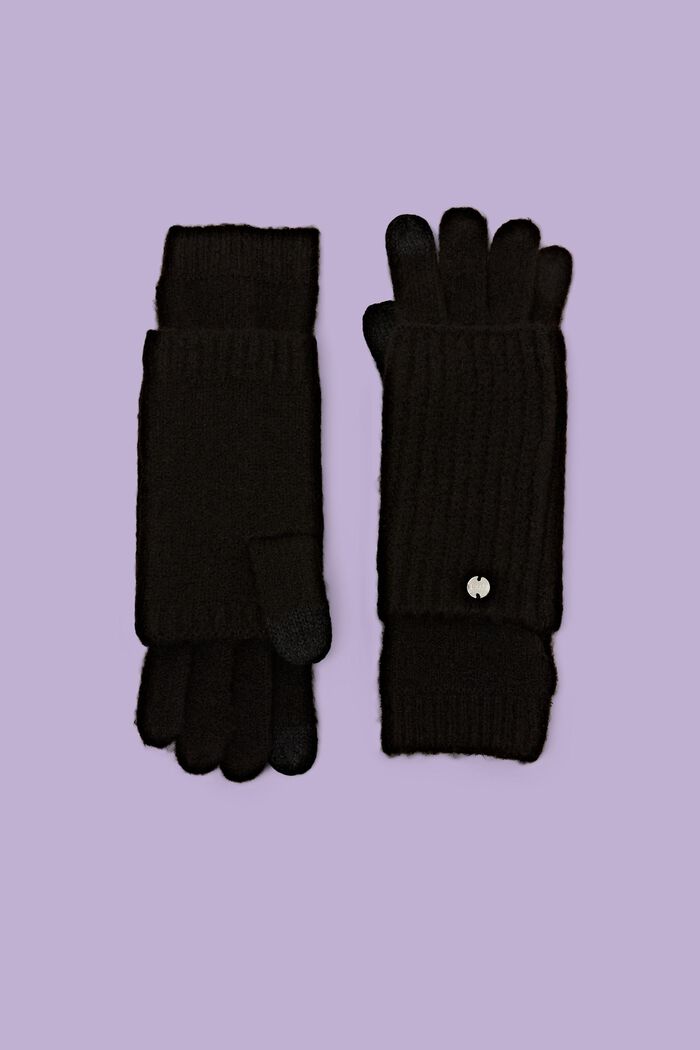 2-in-1-Strickhandschuhe