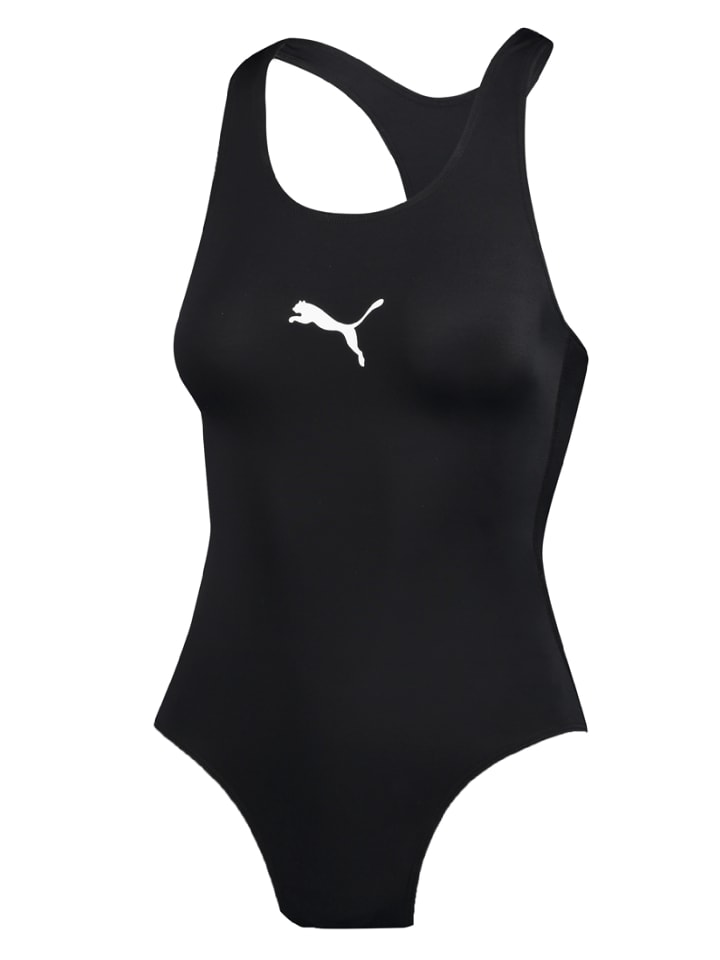 Puma BadeanzugSWIM WOMEN RACERBACK SWIMSUIT inSchwarz günstig kaufen