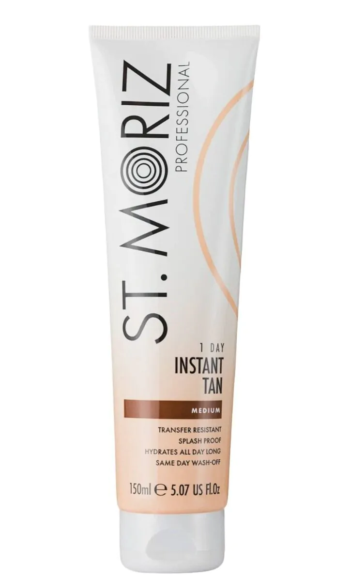 St. Moriz Professional 1-dags Instant Tan - Vaskbar Kropsbronzer Medium 150 ml
