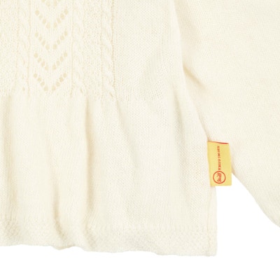 Strickjacke, beige für Mädchen