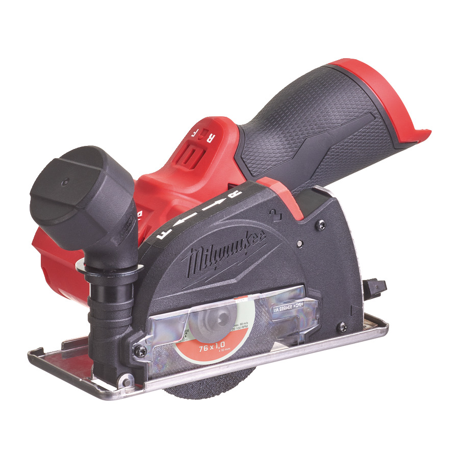 Milwaukee 4933464618 M12 FCOT-0 Mașină de râșnit subcompactă cu combustibil 12V, fără baterii și încărcător