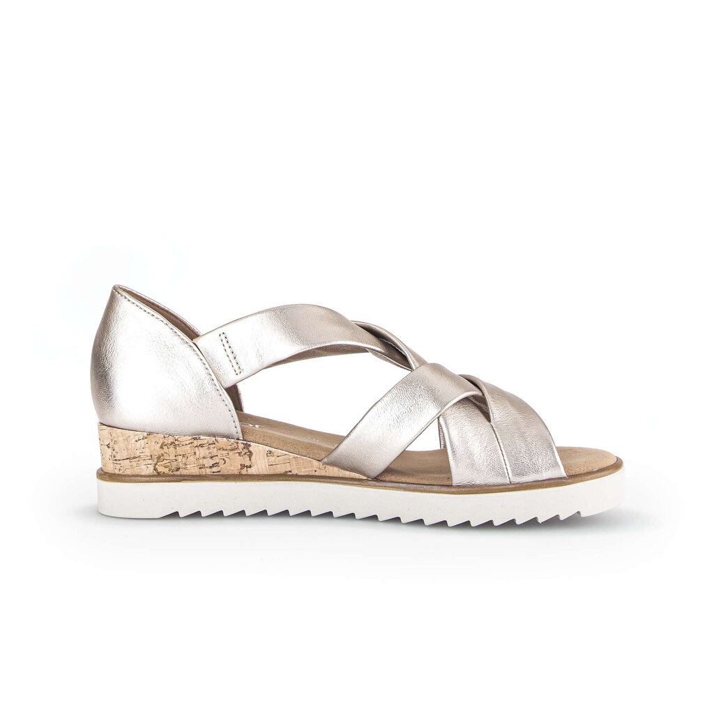 Gabor comfort Keilsandalette gold