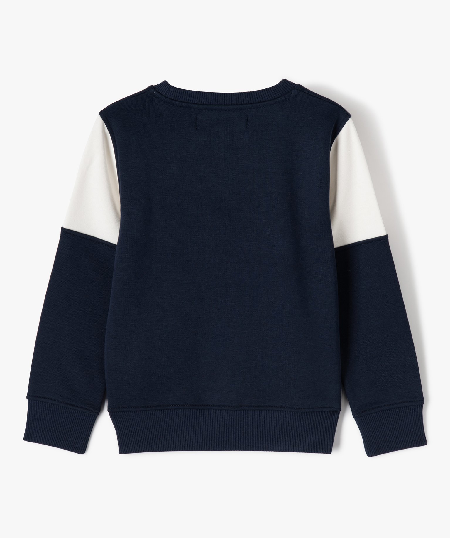 Sweat bicolore avec inscription XXL Garçon - Camps United marine | GEMO