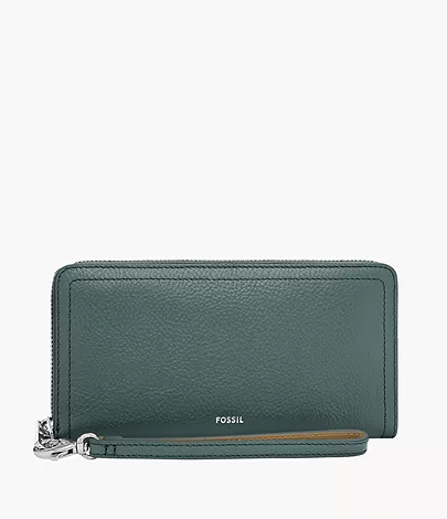 Fossil Zip Clutch Logan RFID