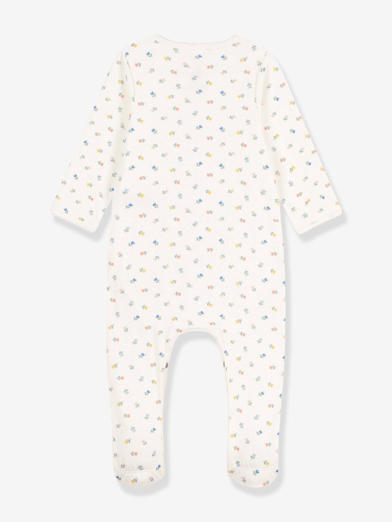 Bodyjama en coton bio PETIT BATEAU blanc