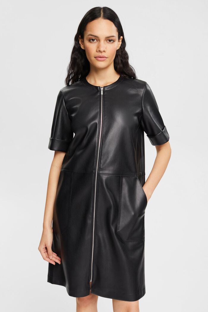 Minikleid aus Kunstleder