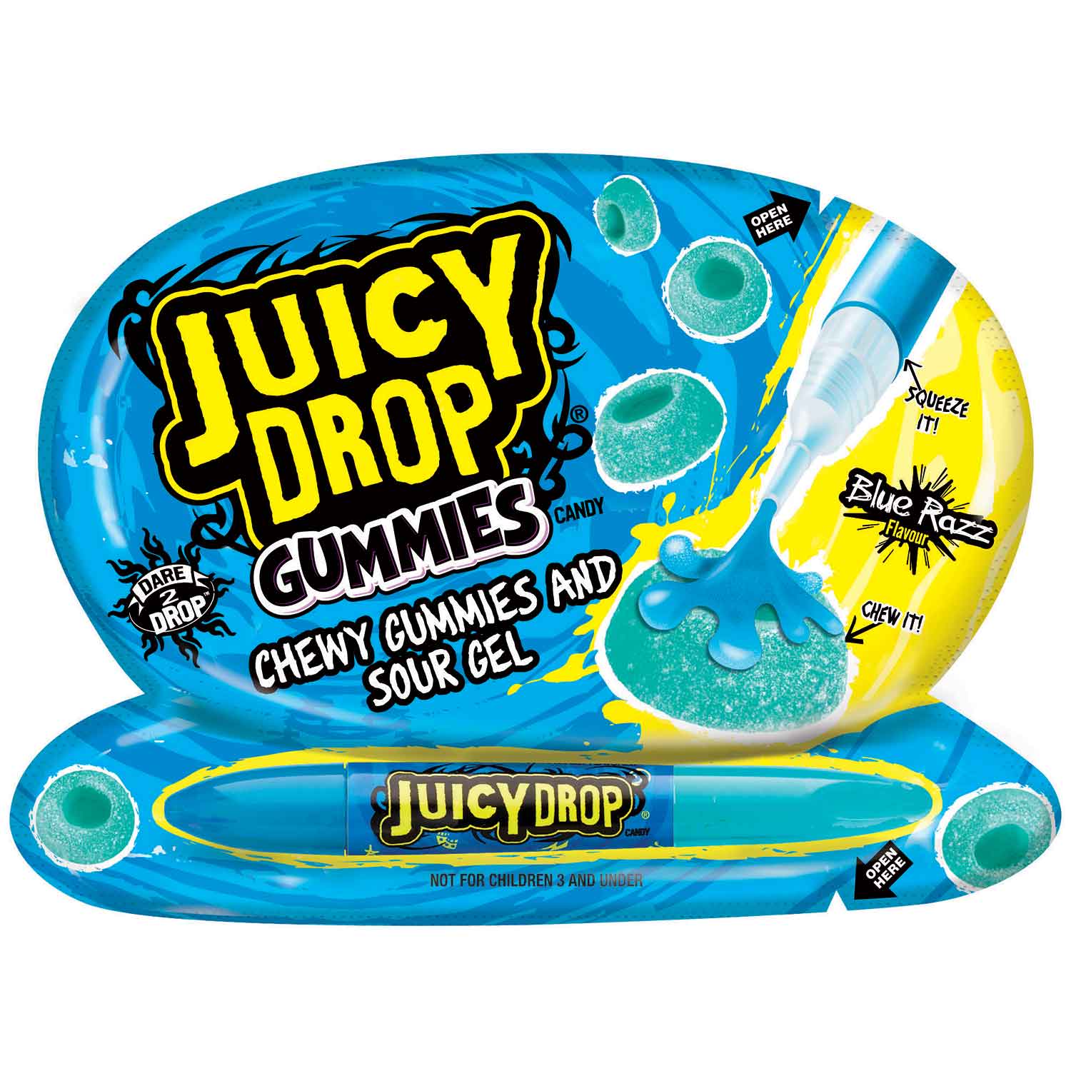Bazooka Juicy Drop Gummies 57g