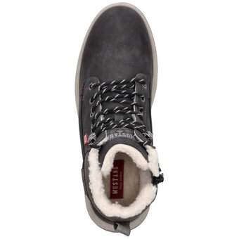 Mustang Schnür Boots in grau