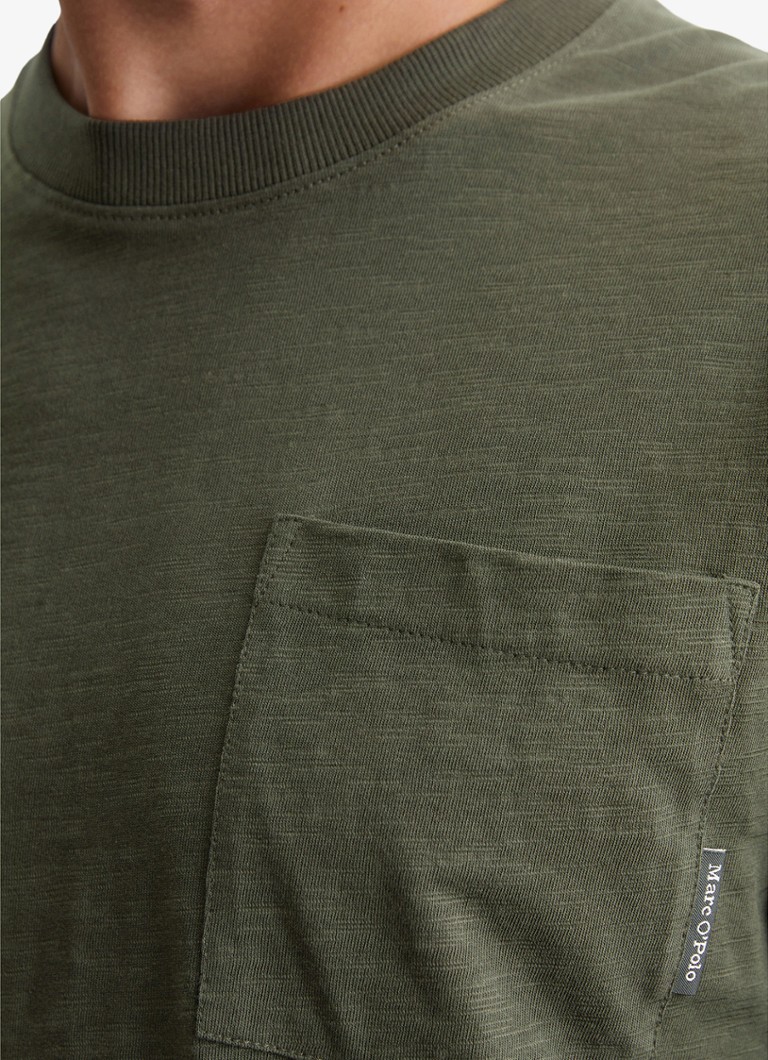 Camisa de manga comprida Marc O'Polo com bolso no peito