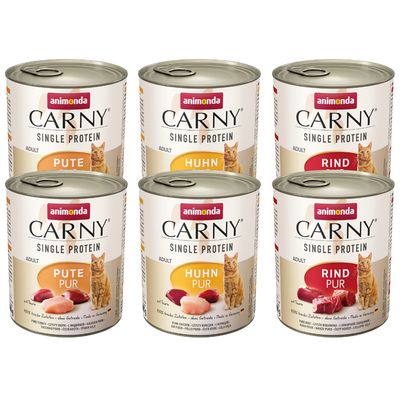 Probierpaket Animonda Carny Single Protein Adult Mix