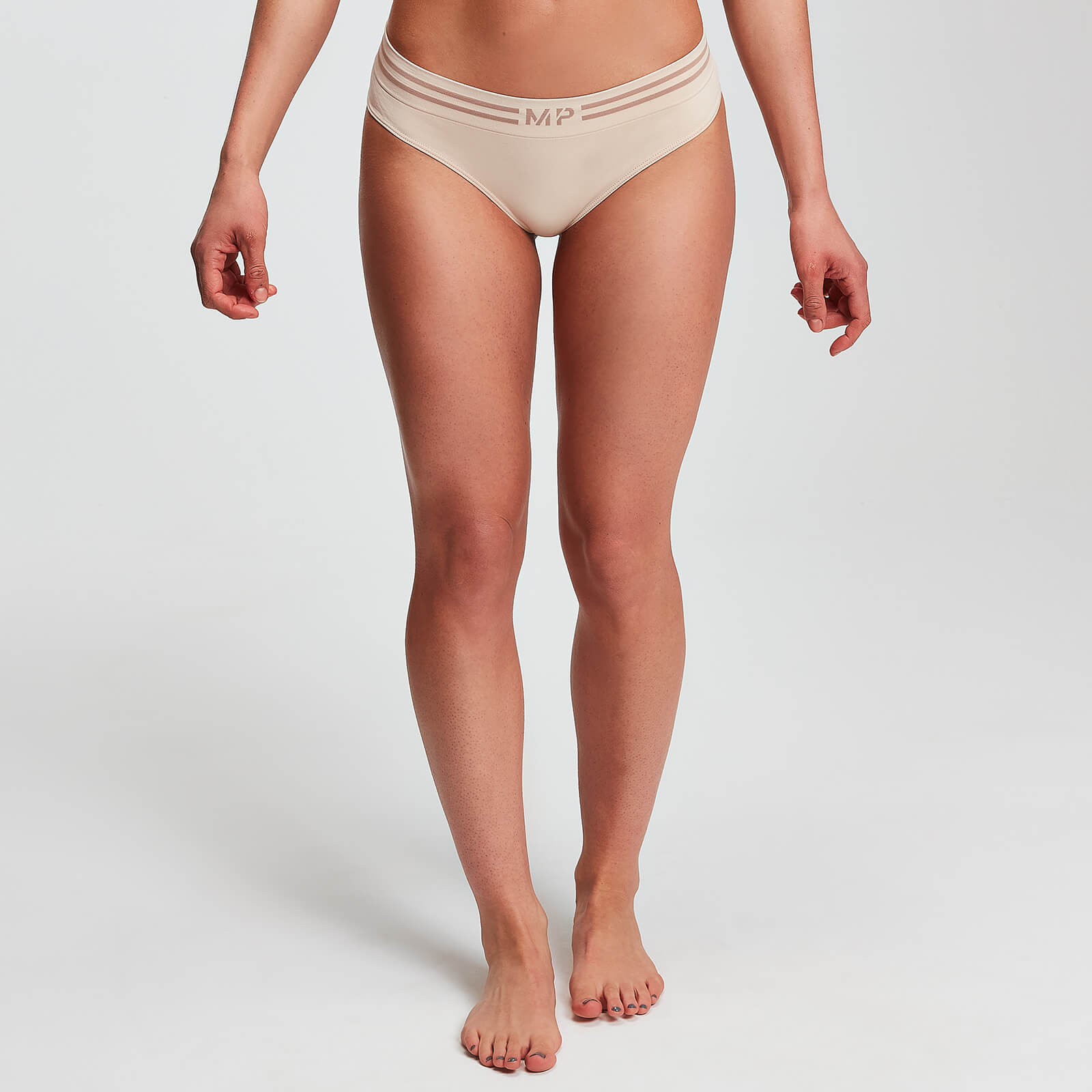 String sans couture MP pour femmes – Beige