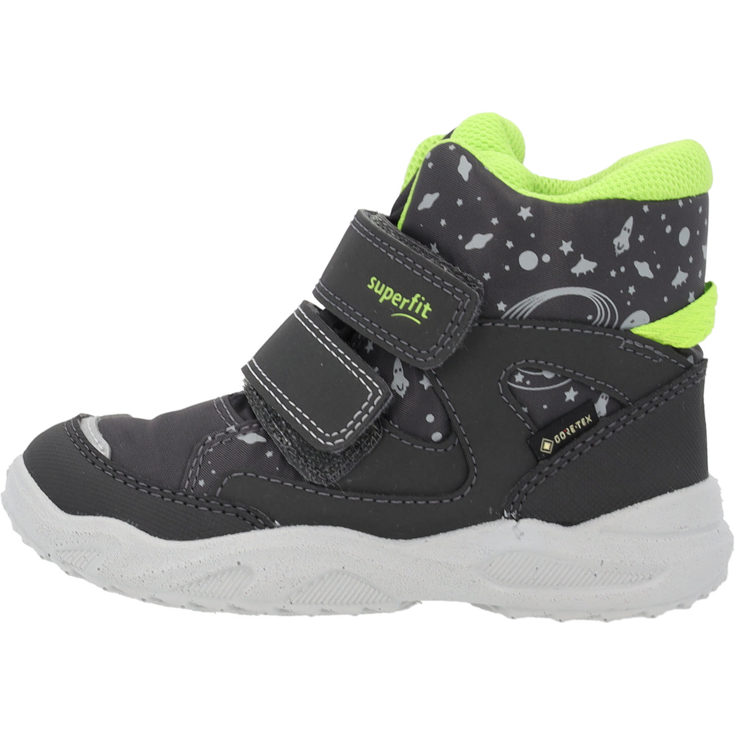 Superfit GLACIER 09236, Lauflernschuhe, Kinder, Grau/Helgrün