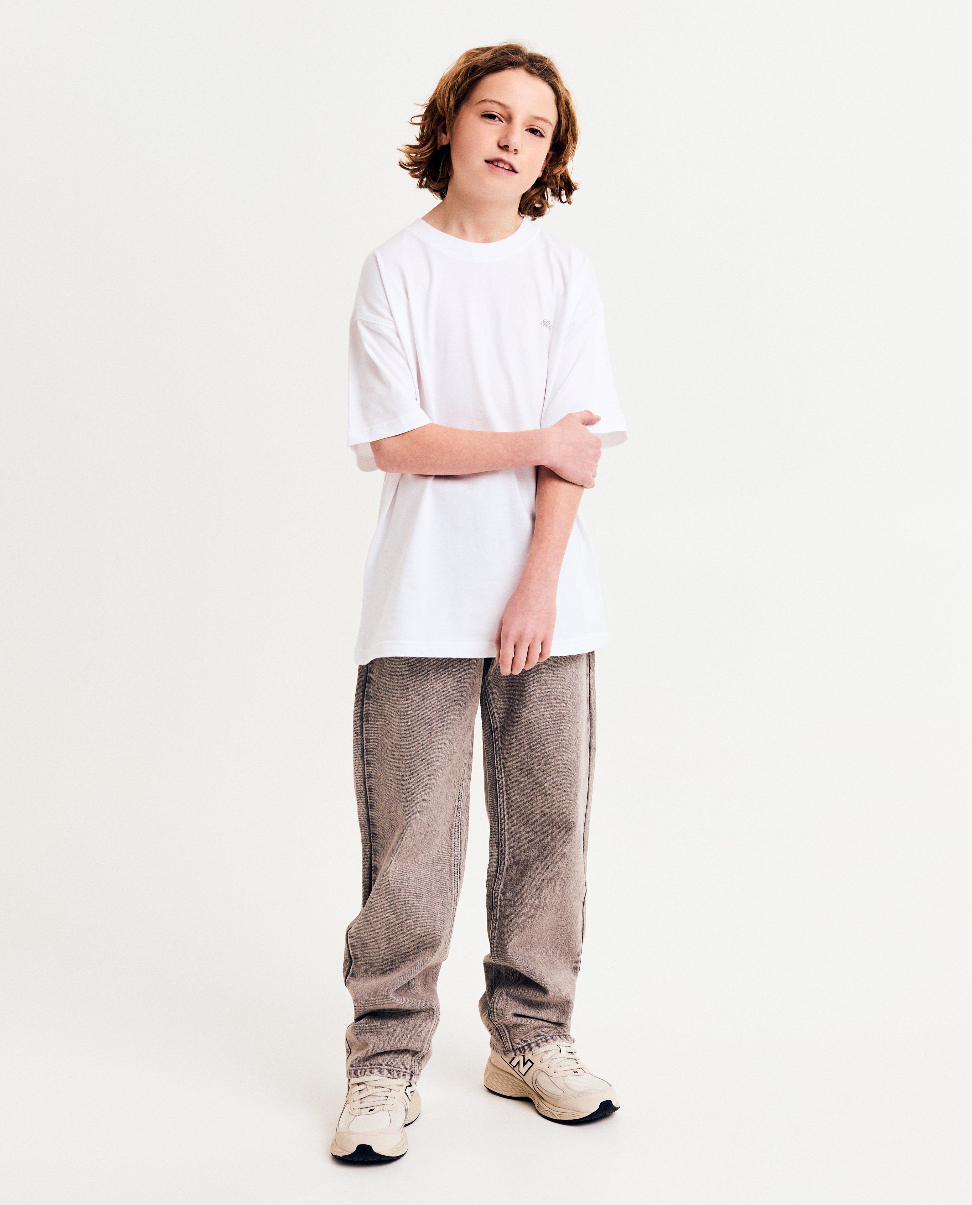 Tricou Fish & Chips cu imprimeu MTV alb