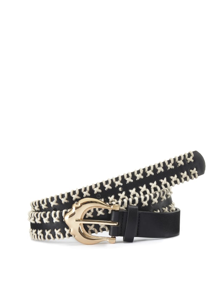 LASCANA Hüftgürtel in schwarz / beige günstig kaufen