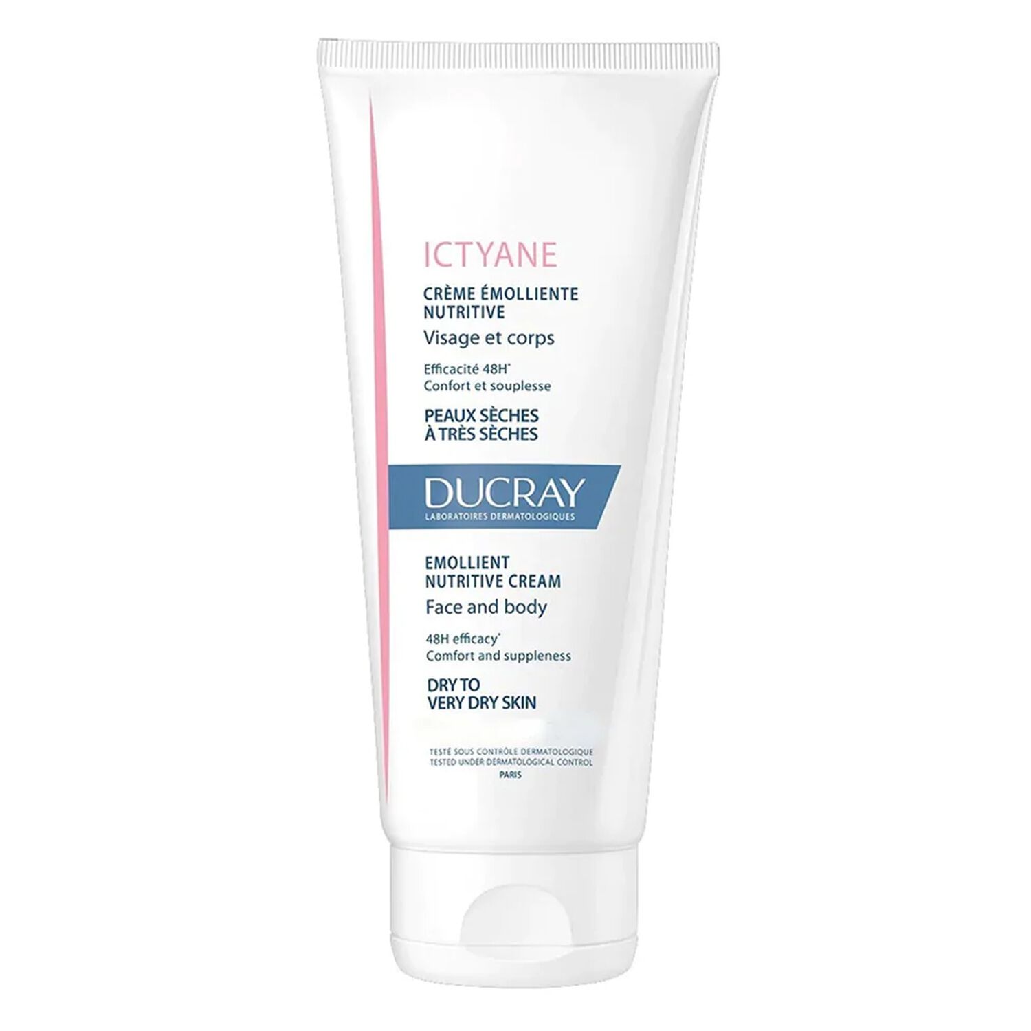 Ducray Ictyane Crème Emolliente Nutrive Visage et Corps 200 ml