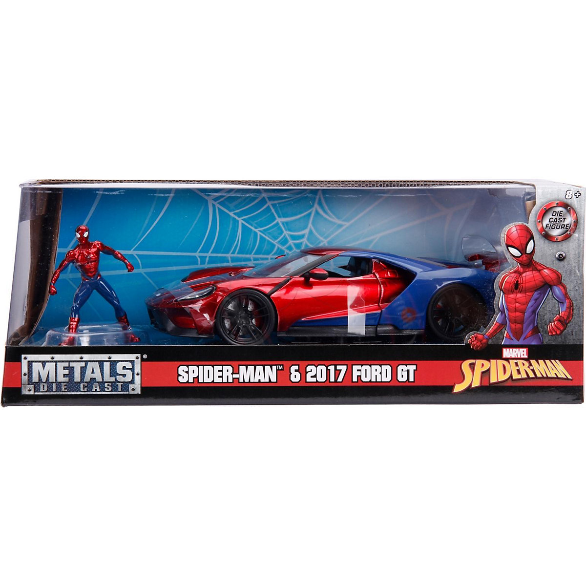 Marvel Spiderman 2017 Ford GT 1:24