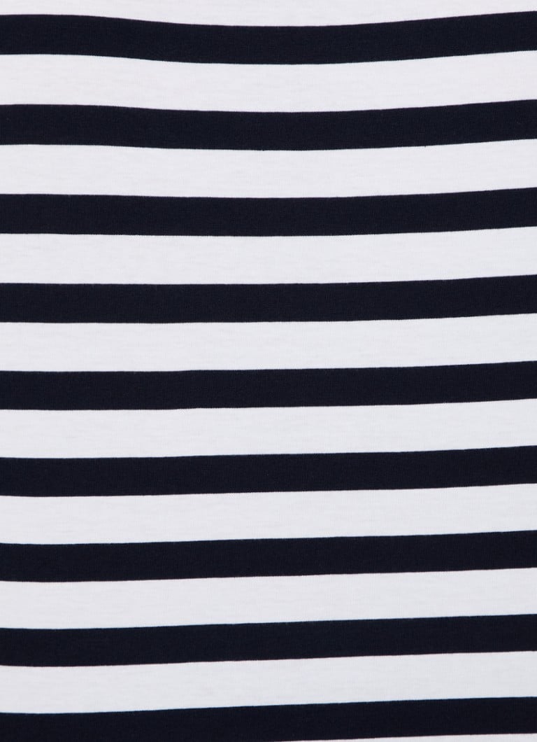 Tricou cu dungi Tommy Hilfiger și buzunar la piept