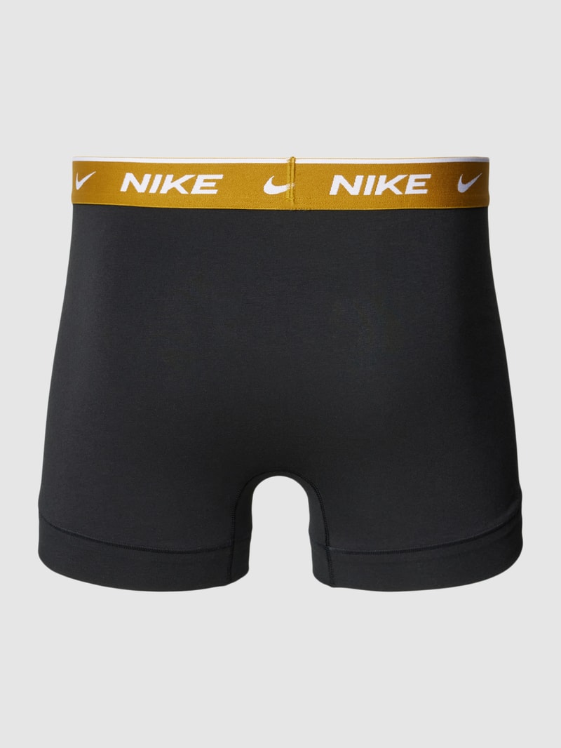 Trunks mit Label-Stitching in 3er-Pack in schwarz