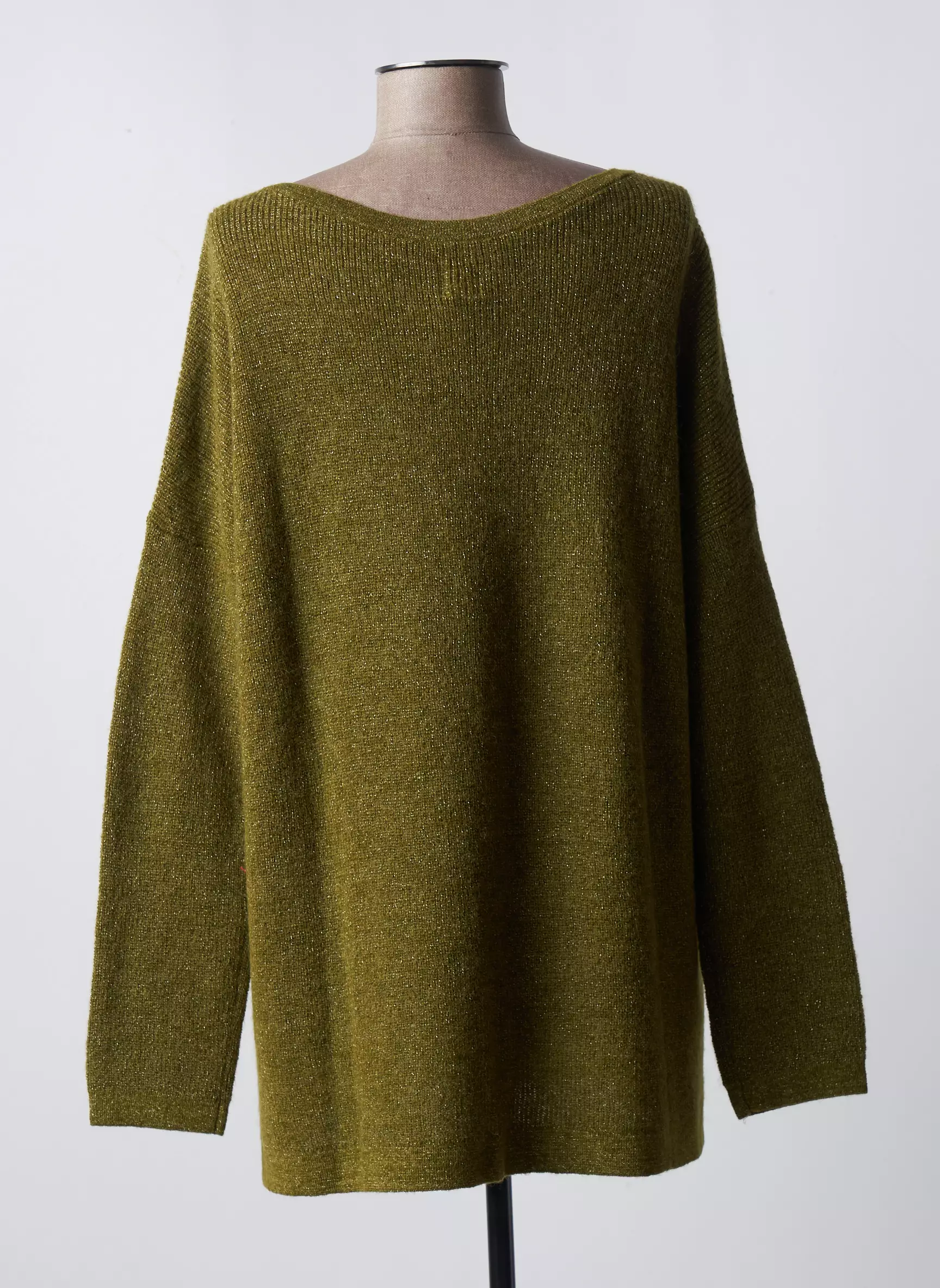 Des Petits Hauts Pulls Femme couleur vert