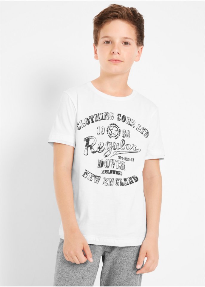 Jungen T-Shirt aus Bio-Baumwolle (2er Pack)