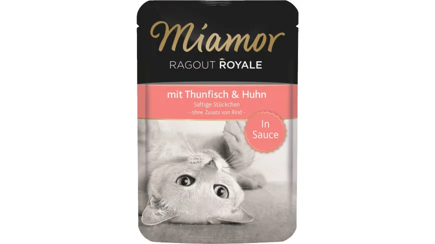 Miamor Katzennassfutter Ragout Royale mit Thunfisch & Huhn 100 g