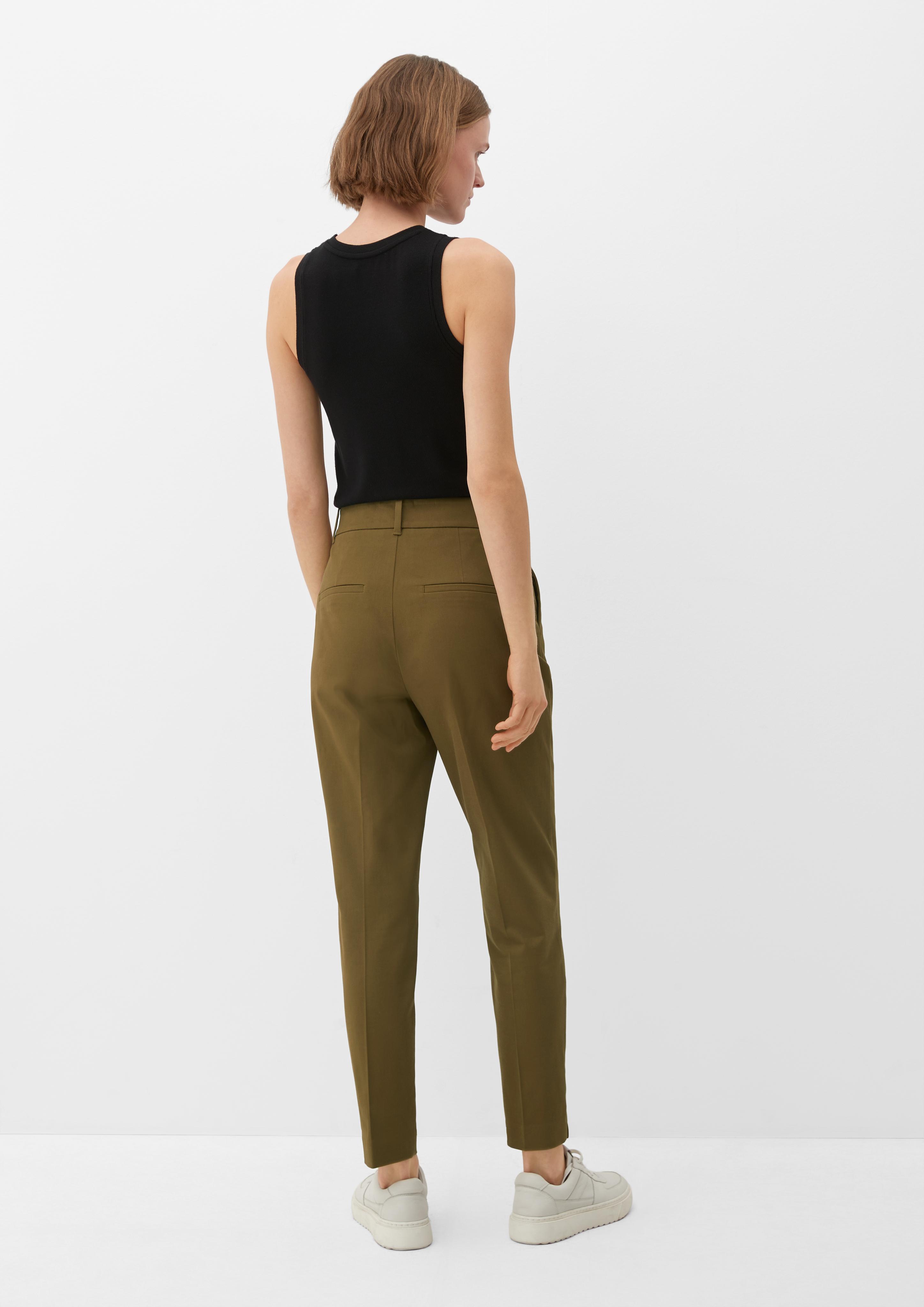 Regular: Zigarettenhose mit High Rise-Bund  2129013-7723
