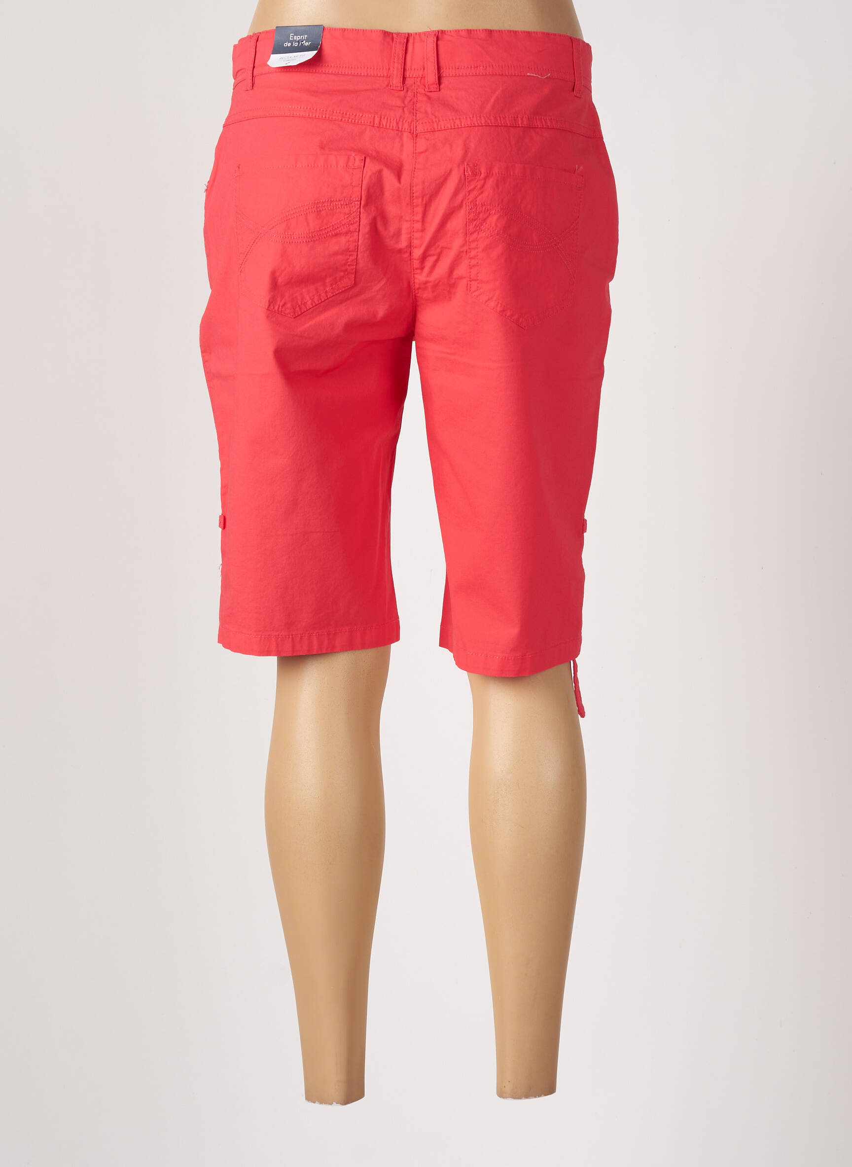Esprit De La Mer Bermudas Femme couleur rouge