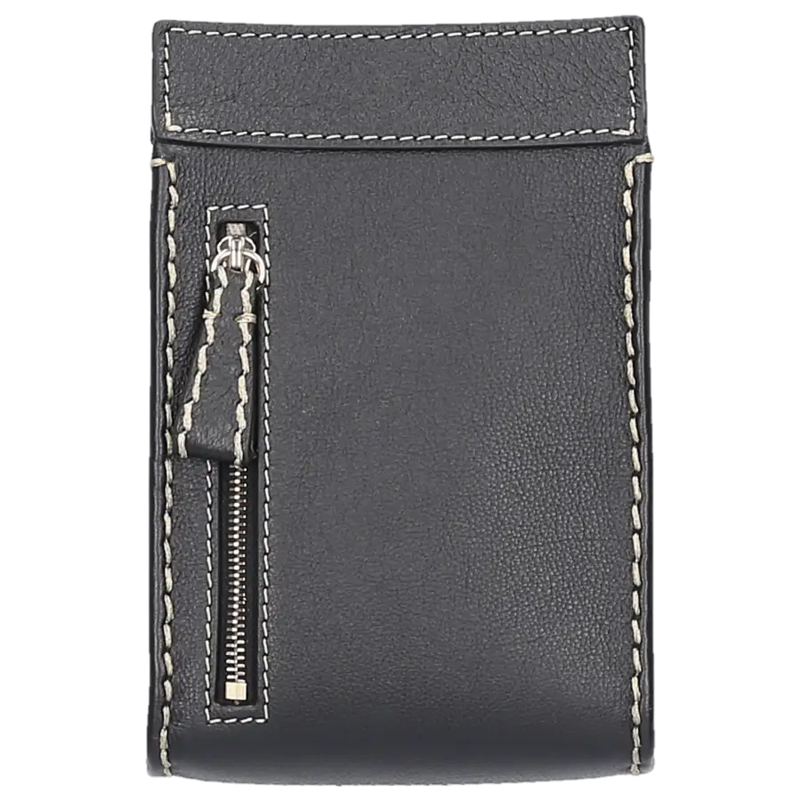 Chloé - Schultertasche EDITH SMARTPHONE Buffelleder - schwarz