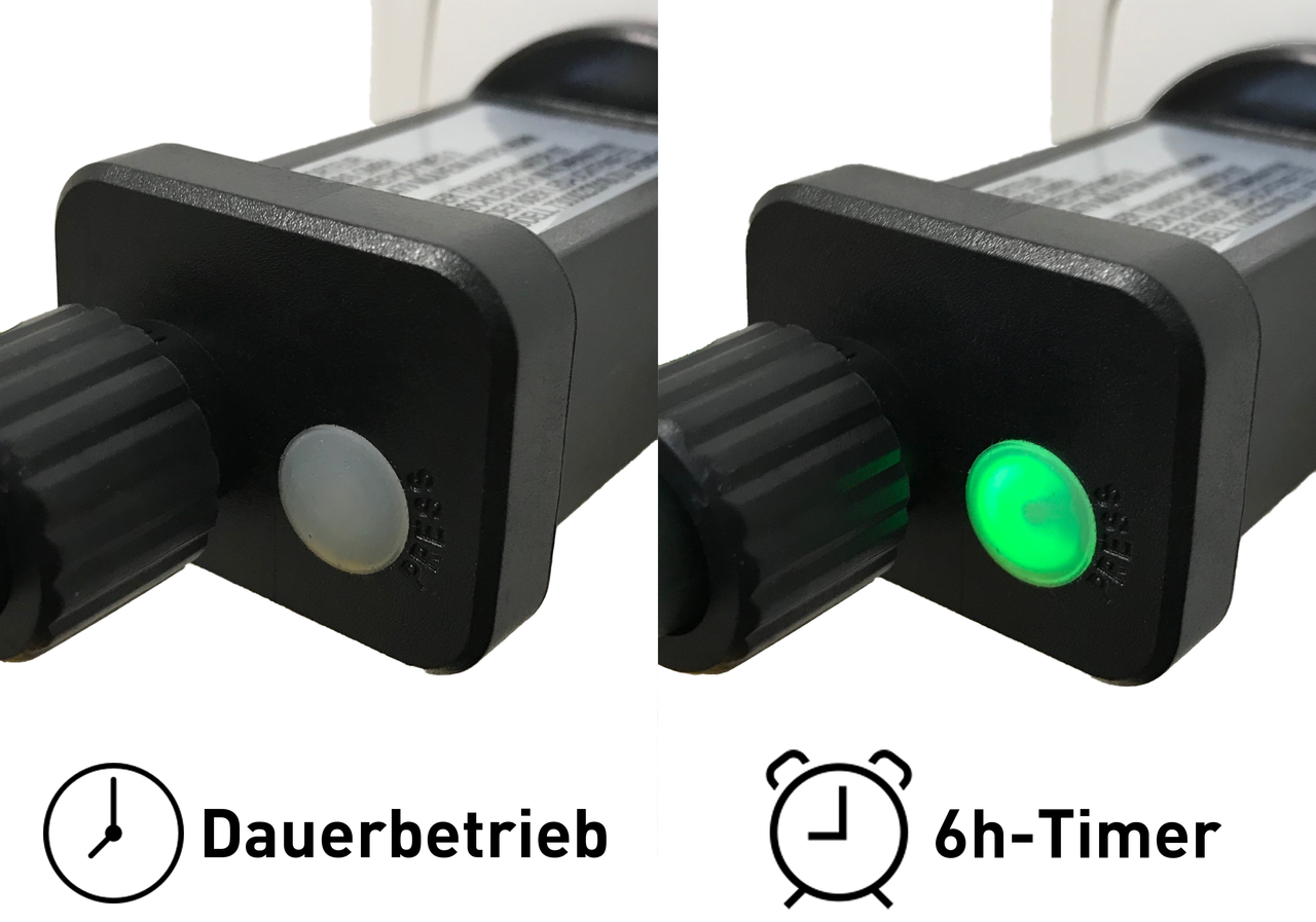 Weles 80er LED Lichterkette warmweiß