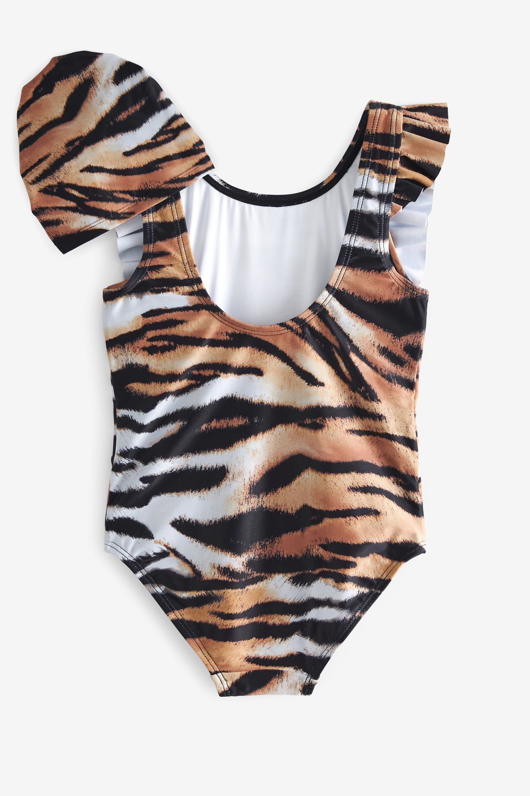 Myleene Klass Badeanzug Myleene Klass Kinderbadeanzug mit Animalprint (2-St)
