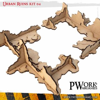 MDF Terrain Scenery: Urban Ruins 04