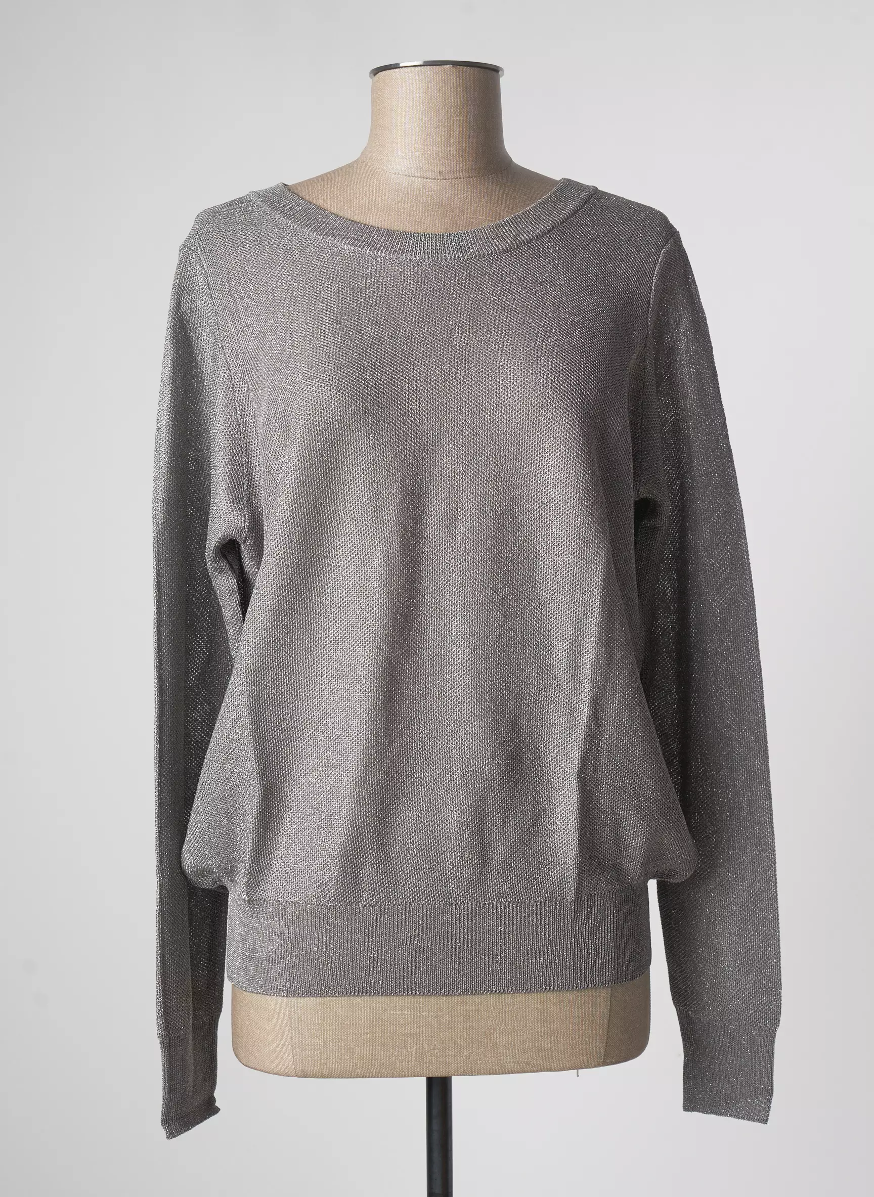 Benetton Pulls Femme couleur gris