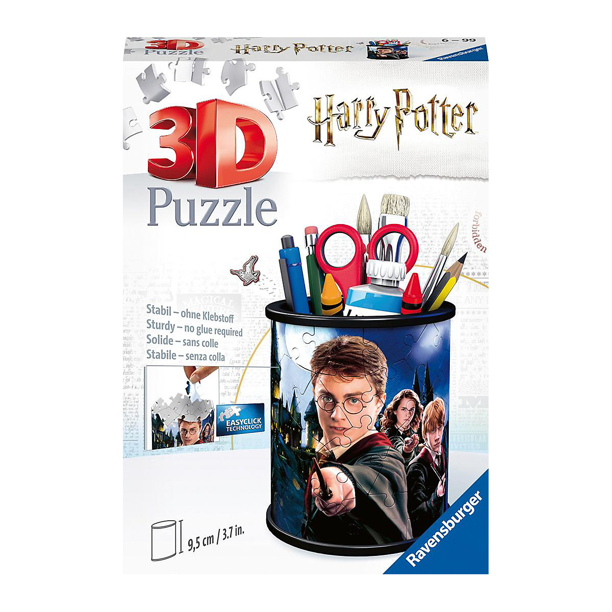 3D-Puzzle Utensilo, Ø8 x 9,5 cm, 54 Teile, Harry Potter