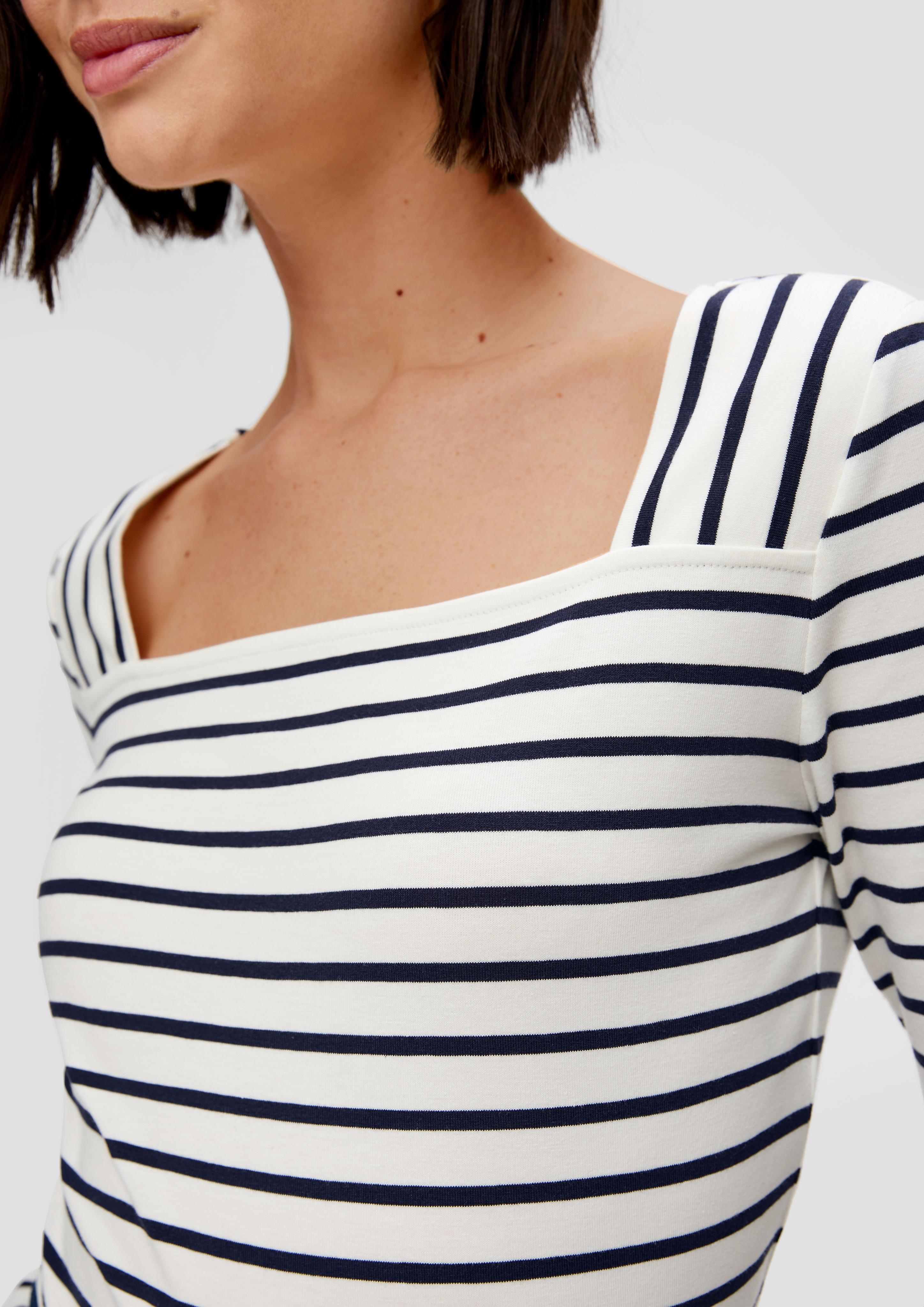 Langarmshirt mit Karreeausschnitt  2141517-02G0